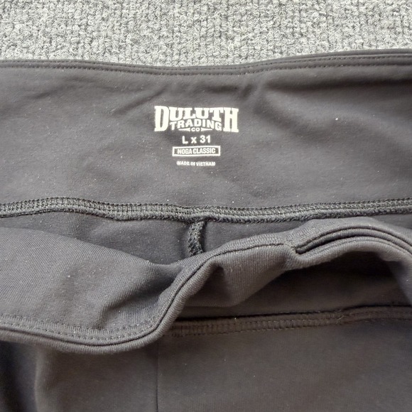 Bundle Lot 2 Duluth Noga Classic Pants L x31 Black Gray Stretch - Picture 14 of 16